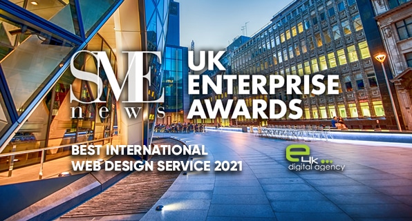 e4k Awarded as Best International Web Design Service in 2021 Thumbnail